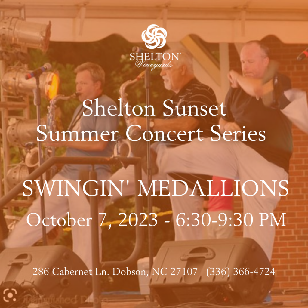 FREE Shelton Sunset Summer Concert Series Swingin' Medallions